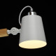 Suspension blanche megapolis 3 ampoules 40 cm 