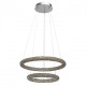 Suspension chromée crystal   150 cm