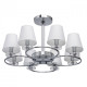 Suspension chromée elegance 8 ampoules 39 cm