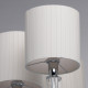 Suspension chromée megapolis 6 ampoules 167 cm 