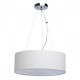 Suspension chromée megapolis 6 ampoules 70 cm