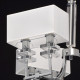Suspension chromée megapolis 8 ampoules 46 cm 