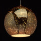 Suspension dorée megapolis 1 ampoule 236 cm 
