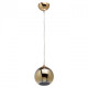 Suspension dorée megapolis 1 ampoule 240 cm