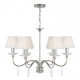 Suspension finsbury park, nickel poli, 6 ampoules, sans abat-jour