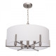 Suspension grise megapolis 6 ampoules 70 cm