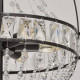 Suspension marron loft 6 ampoules 155 cm 