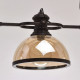 Suspension noire megapolis 3 ampoules 112 cm 