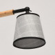 Suspension noire megapolis 3 ampoules 40 cm 