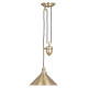 Suspension provence max 180 cm - Coloris au choix Laiton-antique