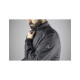 Sweat col camionneur bicolore - LMA - Gris/Noir - 8092-L 