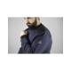 Sweat col rond bicolore - LMA - Bleu foncé/noir - 8087-S 