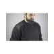 Sweat col rond bicolore - LMA - Noir - 8091-L 