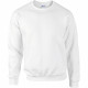 Sweat-shirt col rond gildan dryblend - Coloris et taille au choix Blanc