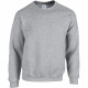 Sweat-shirt col rond gildan heavy blend - Coloris et taille au choix Gris