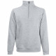 Sweat-shirt col zippé fruit of the loom classic - Coloris et taille au choix