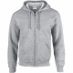 Sweat-shirt homme zippé à capuche gildan heavy blend - Coloris et taille au choix