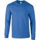 T-shirt manches longues gildan 100% coton  - Coloris et taille au choix Bleu-royal