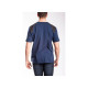 T-shirt renforcé rica lewis - homme - taille m - coton bio - bleu - workts 