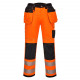 Pantalon haute visibilité multi poches Vision - T501 - Couleur et taille au choix Orange-Noir
