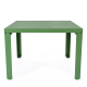 Table basse carrée DECO-GEM, Cristal. A monter soi-même. L.60 x P.60 x H.42.2 cm Vert