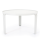 Table basse ronde DECO-GEM, Jade. A monter soi-même. Ø70.5 cm H.42 cm Blanc
