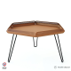 Tables basses de jardin en Acier - Céleste Marron