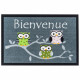 Tapis absorbeur chouette de 40 x 60 cm