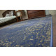 Tapis drop jasmine 455 bleu foncé - Dimension au choix 