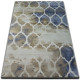 Tapis drop jasmine 761 beige foncé bleu - Dimension au choix