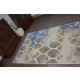 Tapis drop jasmine 761 beige foncé bleu - Dimension au choix 