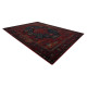 Tapis en laine omega harun bleu - Dimension au choix 