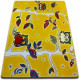 Tapis kids forêt jaune c427 - Dimension au choix