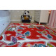 Tapis kids forêt rose c427 - Dimension au choix 