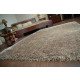 Tapis love shaggy modèle 93600 marron clair - Dimension au choix 