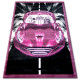 Tapis pilly 7935 - pourpre - Dimension au choix