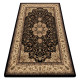 Tapis royal agy modèle 0521 noir - Dimension au choix