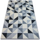 Tapis scandi 18214/652 - triangles - Dimension au choix