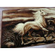 Tapis tapisserie - chevaux 100x210 cm