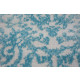 Tapis vintage 22208/054 turquois / crème rosette classique - Dimension au choix 