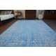 Tapis vintage fleurs 22209/543 bleu - Dimension au choix 