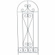Treillis porte plantes en métal  40 x 120 cm 