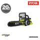 Tronçonneuse ryobi 36v lithiumplus - sans batterie ni chargeur rcs36b35hi