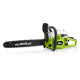 Tronconneuse thermique 45cm3 vito - 1.8kw - moteur 2t - guide-chaîne oregon - lame 45 cm - graissage automatique
