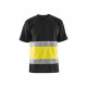 T-shirt haute visibilité blaklader col rond - Coloris et taille au choix Noir-Jaune
