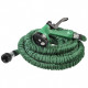 Tuyau d'arrosage plat extensible avec pistolet 15 mètres vert