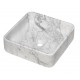 Vasque marbre blanc adeona - Forme au choix
