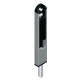 Verrou finition argent longueur 170 mm pour menuiserie aluminium types dator 6840, 6850 et 6860