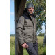 Gilet bosseur bear - kaki/noir - l - 11724-009