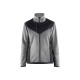 Veste tricotée softshell femme 59432536 - Couleur au choix Gris-chiné-noir